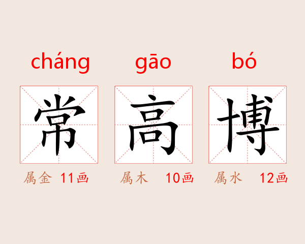 常高博