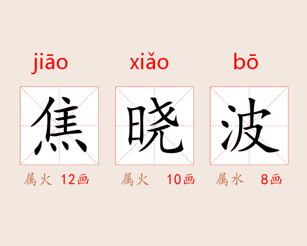 焦晓波