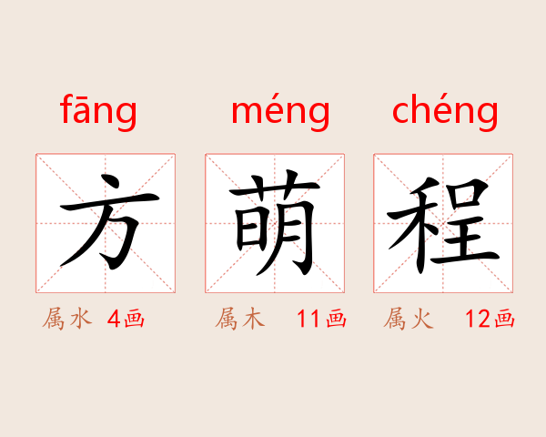 方萌程