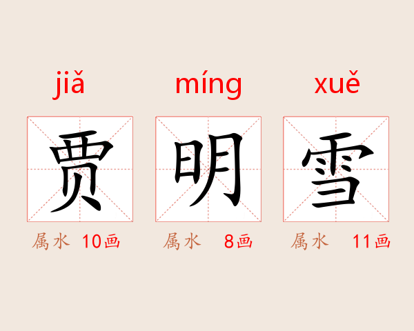 贾明雪