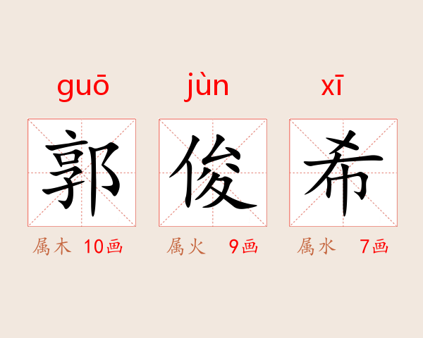 郭俊希