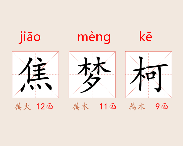 焦梦柯