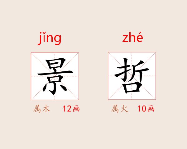 景哲