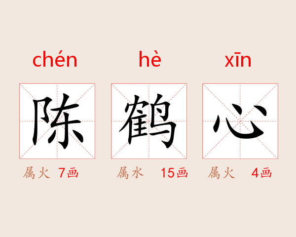 陈鹤心