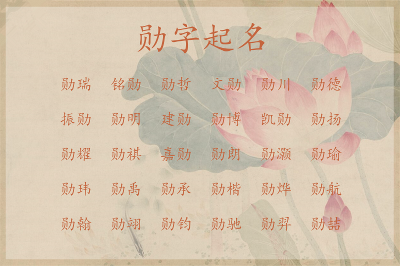 勋字起名寓意和笔画是什么，勋字起名高分指南